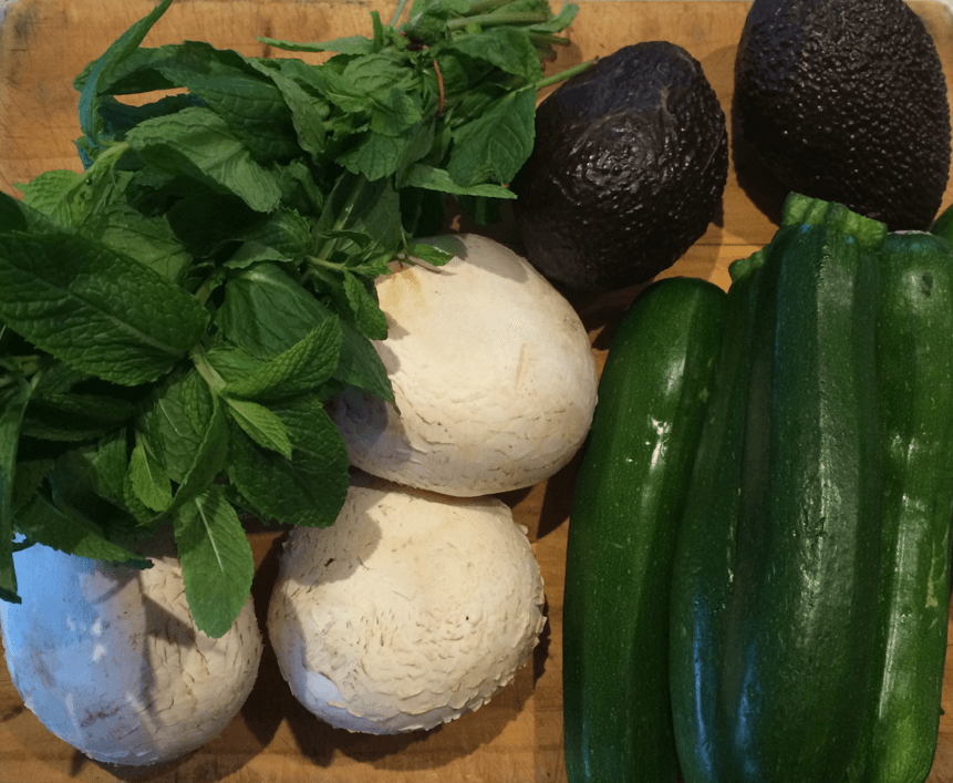 Zucchini Pasta Ingredients