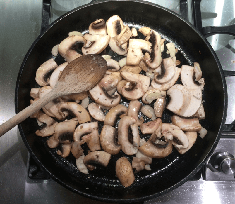 Zucchini Pasta Mushrooms