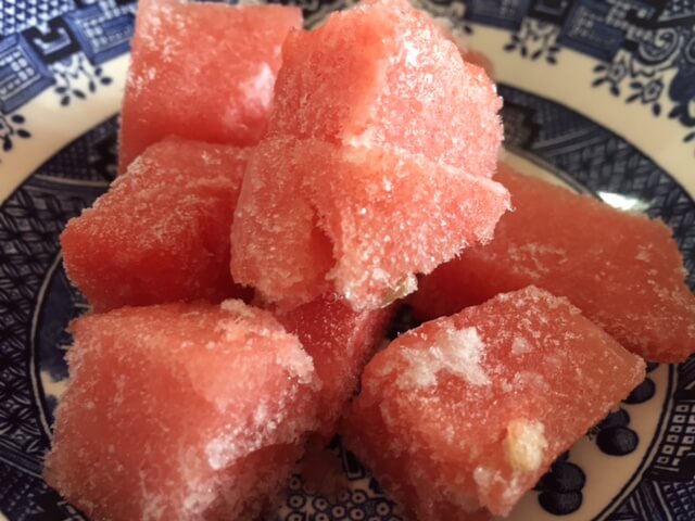 Frozen watermelon