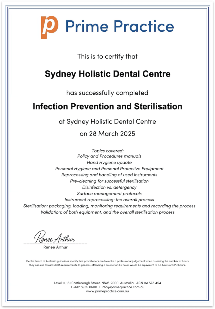 Infection Control Excellence: Our Commitment to Your Safety