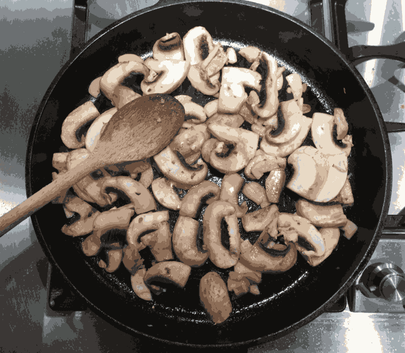 Zucchini Pasta Mushrooms